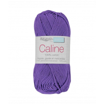 Pelote De Coton Caline - Trimits : Coton Mercerisé 100% Pour Des Créations Douces Et Brillantes - Ppsc 129 Violet