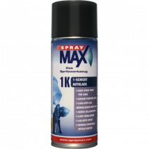 Bombe De Peinture - Noir Satiné - Ral 9005 - Auto/moto - Spraymax - 400ml - Spray Max