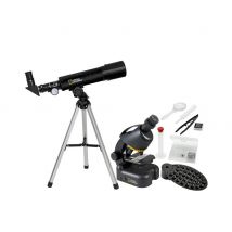 Télescope Compact + Microscope Et Support De Smartphone - Bresser