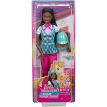 Coffret Barbie Cavalière Poupée Barbie + Accessoires - Collection Centre Équestre - Poupée Mannequin - Mattel - Hxj39 - Barbie