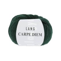 Pelote De Laine Et Alpaga À Tricoter Carpe Diem - Lang Yarns 0118 Vert Foncé