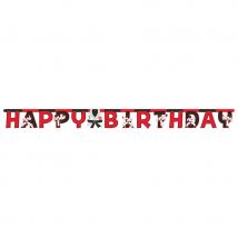 Guirlande Lettre Happy Birthday Karaté Party - CREATIVE PARTY