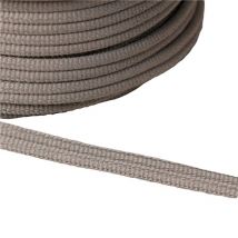 Bobine 20m Double Cordon 9mm Gris - My mercerie