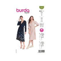 Patron Burda 5933 - Robes Portefeuille Du 34 Au 44 (fr) Taille N°fr 34-44