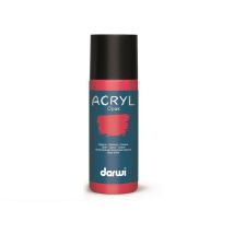Peinture Acrylique - Carmin - Tous Supports - Opaque - Indélébile - Darwi - 80ml