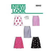 Patron New Look 6843 Jupe Taille N°fr 36-46 - NewLook