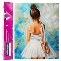 Diamond Painting Broderie Diamant Luminlife 70x50cm, 5d, Diamants Ronds - Petite Danseuse