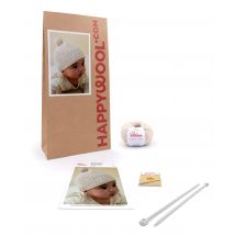 Kit Tricot Bonnet Bébé Didou Dune Naiss - Phildar