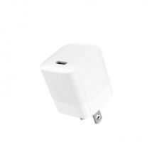 Jaym Chargeur Secteur Rapide Usb-c 30w 3a Pd Prise Us Blanc