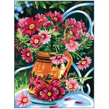 Canevas Pénélope Antique Bouquet D'Été 40x50cm - Margot