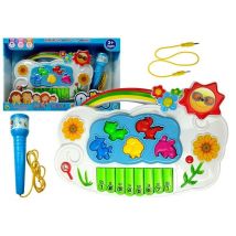 Piano Électronique Pour Enfants Avec Fleurs Connecté Au Téléphone Microphone - D toys