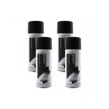 Lot De 4 Bombes De Peinture - Noir Mat - Amt