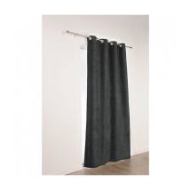 Tissu Rideaux Alaska Linder Noir Vendu Par 50 Cm - Linder