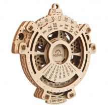 Ugears Modèles Mécaniques: Navigateur Du Date 9x9.9x1.8cm, 21 Pièces, Temps De Montage: 20 Min, En Bois, Boîte 20.3x9.2x1.4cm, 8+ - Ugears
