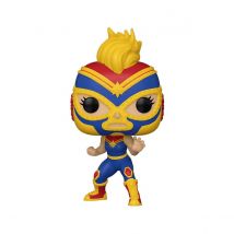 Marvel Luchadores - Figurine Pop! Captain Marvel 9 Cm - Funko