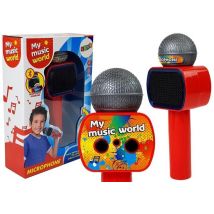 Microphone Sans Fil Pour Enfants Karaoke Avec Haut Parleur Bluetooth Rouge - D toys
