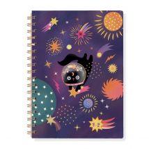 Carnet De Notes À Spirale Cosmic - A5 - 160 Pages - Hirondelles & Cie