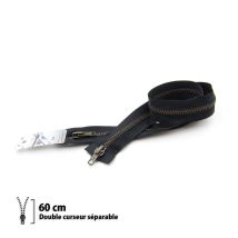 Fermeture Éclair Z18 - Double Curseur Séparable 6mm - 60 Cm - Eclair Prym