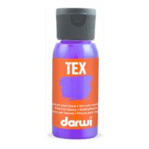 Peinture Pour Tissus - Lilas - Opaque - Peinture À L'Eau - Tex - Darwi - 50ml