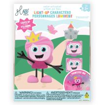 Personnage Et 2 Cubes Lumineux Glo Pals