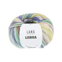 Pelote De Coton À Tricoter Lisboa - 100gr – Lang Yarns - 100% Coton, Légèreté Et Éclat Inspirés Du Portugal 06 Multicolore