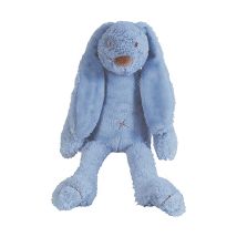 Peluche Lapin Richie Bleu 28 Cm - Happy Horse