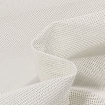 Toile Transat Grille Extérieure Textilène Unie Blanc - Au Mètre - Craftine