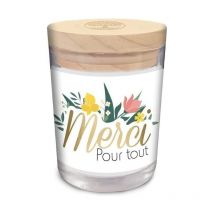 Bougie Verre - Parfumée - Merci Pour Tout - Idées Cadeaux - Sudio