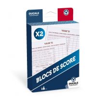 Ducale - 2 Blocs De Score Yam S - Eco Format - Cartamundi