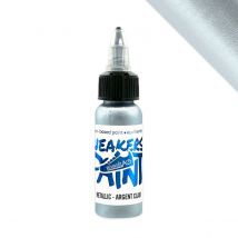 Peinture Textile & Cuir Sneakarts - Argent 30ml - Effet Métallisé - Sneakarts