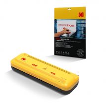 Kodak Plastifieuse A4 Kd-lmvc + 10 Pochettes A4 150 Microns – 2 Rouleaux, 25cm/min, Chauffe 4-5 Min – Pour Documents, École, Bureau, Maison - Kodak