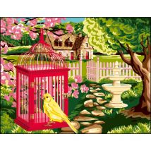 Canevas Antique Le Printemps 50x65cm - Megacrea DIY