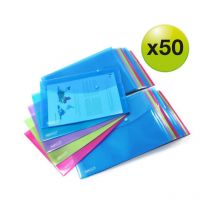 Lot De 50 Pochettes Porte-documents A4+ Rapesco 1495 - Esselte