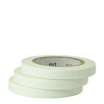 Masking Tape - 3 Rouleaux Fins - Blanc Mat (6 Mm) - 7 M X 6mm - MT Masking Tape