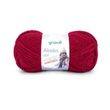 Pelote De Laine À Tricoter Alaska - 100gr - Gründl Rouge (02)