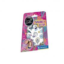 Tatouages Temporaires Clementoni Kit Créatif Rose