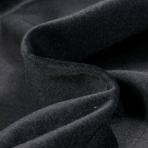 Tissu Occultant Isolant Thermique Uni Noir - Au Mètre - Craftine