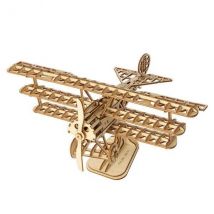 Puzzle 3d Bois | Avion - Robotime
