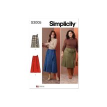 Jupes Pour Jeunes Femmes Et Femmes Taille N°fr 58-66 - Simplicity