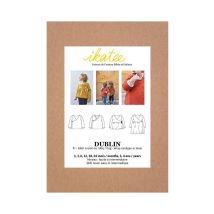 Pochette Patron De Couture Dublin Gilet Ou Robe 1m-4a Taille N°fr 1 Mois-4 Ans - Ikatee
