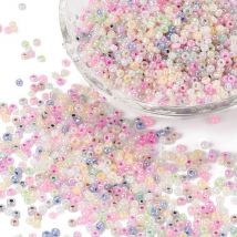 1000 Perles De Rocaille Multicolore Pastel Diamètre 2 Mm 12/0 - Creation Bijoux - La boutique de Karine