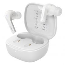 Belkin Écouteurs Sans Fil Bluetooth 5.2 Double Microphone Réduction De Bruit Blanc
