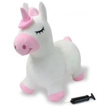 Licorne Animal Rebondissant Avec Pompe - Jamara