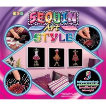 Sequin Art - Tableau Sequin Art Trio Mannequins