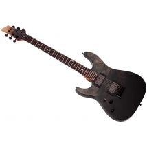 C-1 Standard Black Fade Burst Burl Lh Schecter
