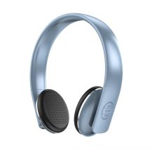 Casque Audio Bluetooth Sans Fil Hifi Basses Puissantes Avec Microphone Noir Bleu Yonis - Yonis