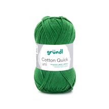 Fil À Tricoter Cotton Quick Uni - Gründl - Ppsc - Certifié Oeko-tex 114 Vert