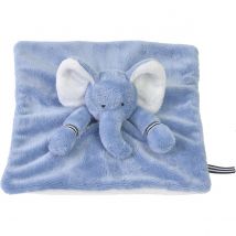 Doudou Éléphant Emoji Bleu 24cm - Happy Horse