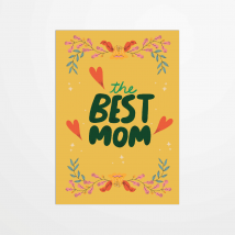 Carte Postale - Cité Candide - Best Mom - 14,8 X 10,5 Cm - Made In France - My 365