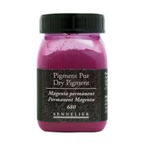 Pigment En Poudre - Sennelier - Magenta Permanent - Pot De 200 Ml